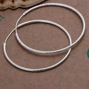 Jewelry - 925 Sterling Silver Dazzle 2.2 inch Big Earrings Jewelry - 925 Sterling Silver Dazzle 2.2 inch Big Earrings